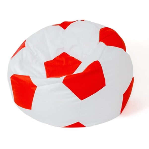 Sako bag pouf Ball white-red XL 120 cm