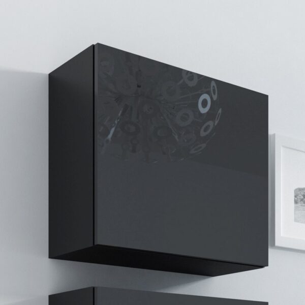 Cama Square cabinet VIGO 50/50/30 black/black gloss