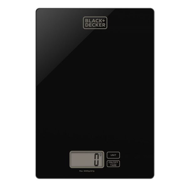 Black & Decker Ψηφιακή Ζυγαριά Κουζίνας 1gr/5kg Μαύρη