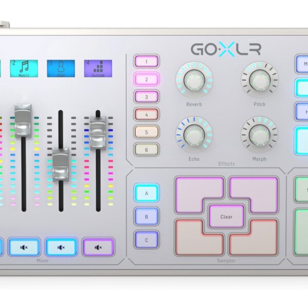 TC Helicon GO XLR-WH - USB audio mixer and interface, white