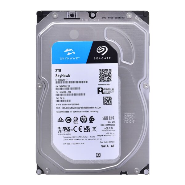 Seagate SkyHawk +Rescue 2TB 3.5" 5400rpm ST2000VX017
