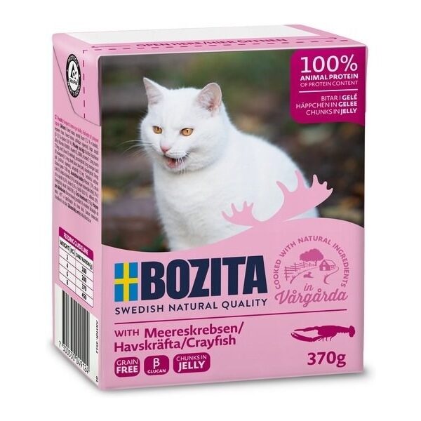 BOZITA Crayfish in jelly - wet cat food - 370g
