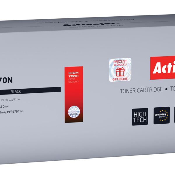Active Jet Συμβατό Toner για Laser Εκτυπωτή HP 17A 2070A 1000 Σελίδων Μαύρο