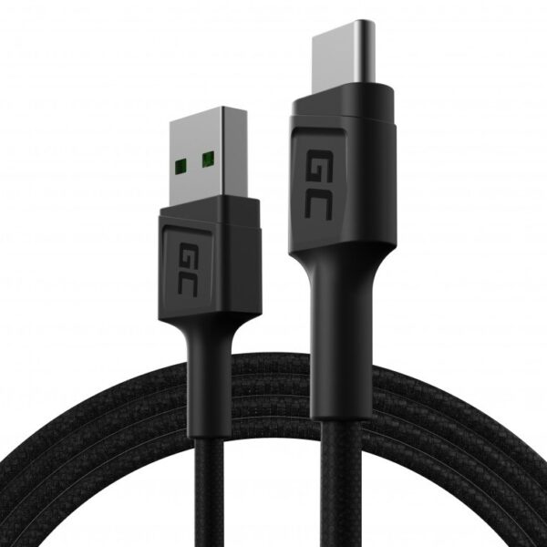Green Cell PowerStream USB 2.0 USB-C male - USB-A 1.2m (KABGC22)