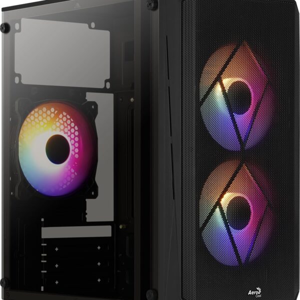 Aerocool CS-107 v2 Mini Tower με Πλαϊνό Παράθυρο