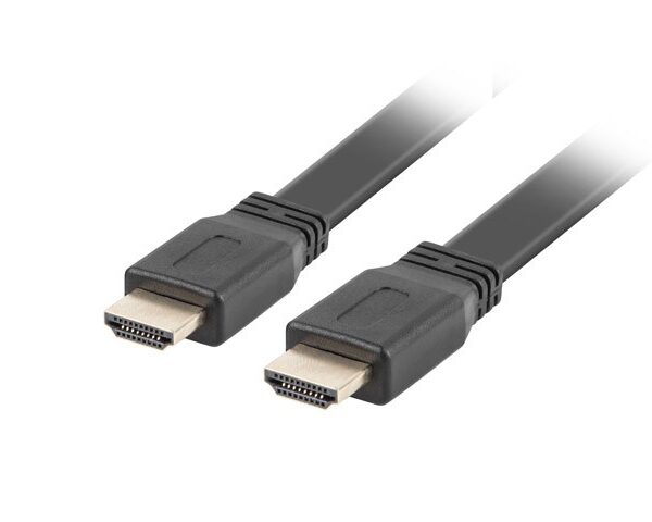 Lanberg HDMI 1.4 HDMI male - HDMI male 1m Μαύρο (CA-HDMI-21CU-0010-BK)