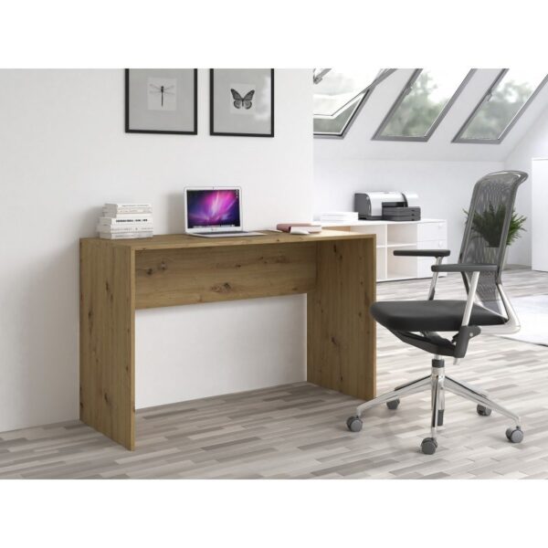 Γωνιακό Γραφείο Biurko Plus με Βιβλιοθήκη 120x50x76εκ. Artisan Oak