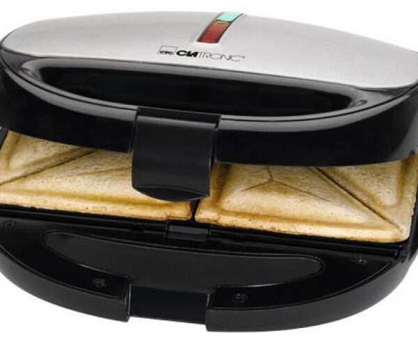 Clatronic ST/WA 3670 800W για 2 Τοστ Inox