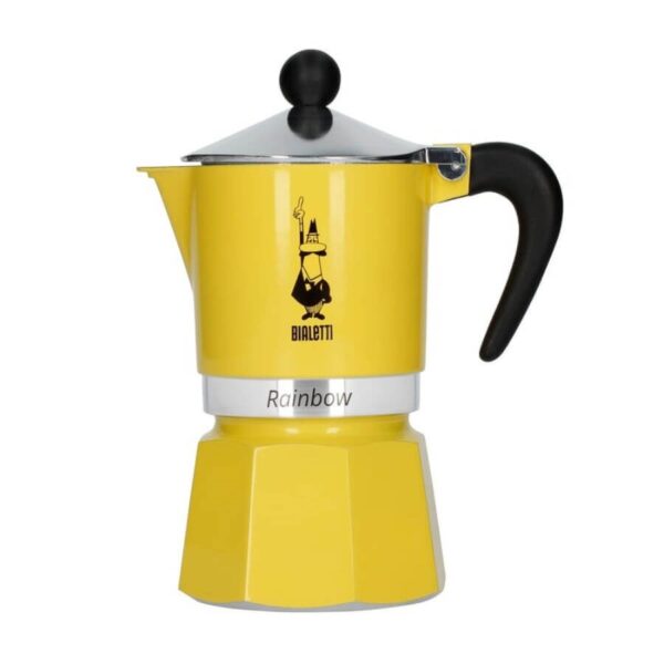 Bialetti Rainbow 3tz Μπρίκι Espresso 3cups Κίτρινο