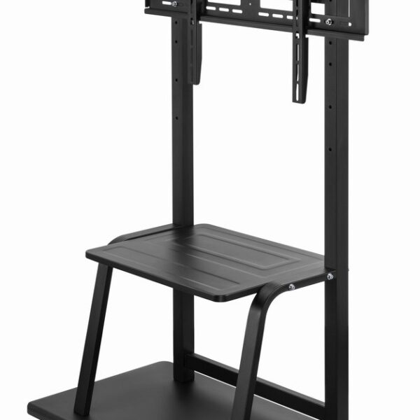 Gembird TVS-100F-01 Βάση Τηλεόρασης Δαπέδου έως 100" και 150kg Μαύρο