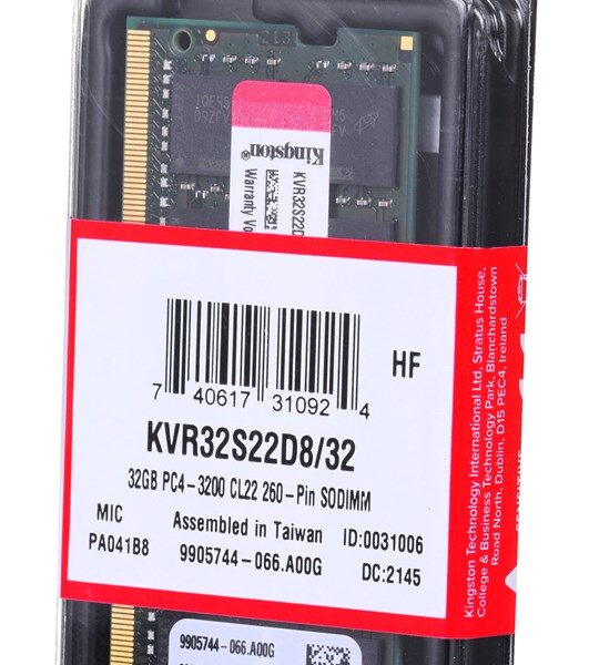 Kingston 32GB DDR4 (KVR32S22D8/32)