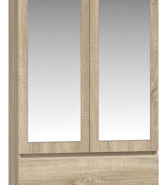 Topeshop SS-90 SON LUS KPL bedroom wardrobe/closet 5 shelves 2 door(s) Oak