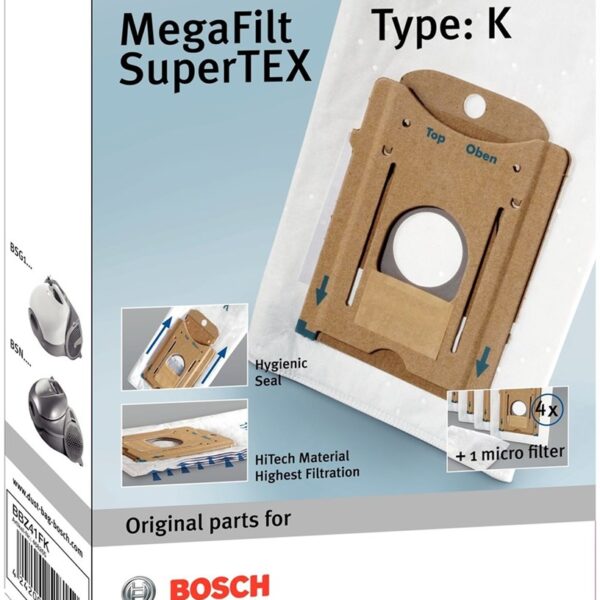 Bosch Σακούλες Σκούπας 5τμχ Συμβατή με Σκούπα