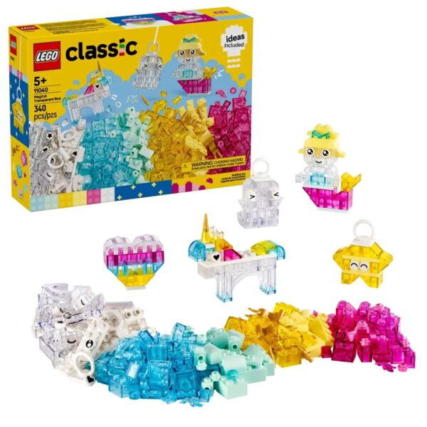 Lego Classic Magical Transparent Box για 5+ Ετών 340τμχ