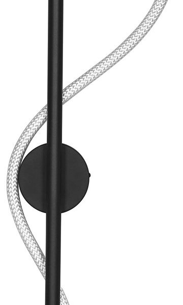 Active Jet Φωτιστικό Τοίχου LED Μαύρο 90x25εκ.