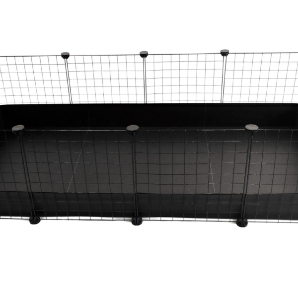 C&C Modular Cage Μαύρο 145x75x37cm