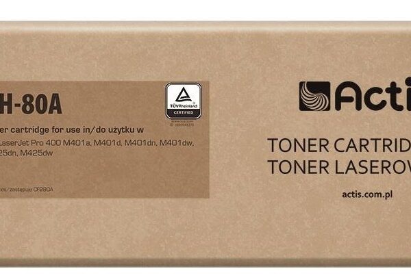 Actis Συμβατό Toner για Laser Εκτυπωτή HP 80A CF280A 2700 Σελίδων Μαύρο