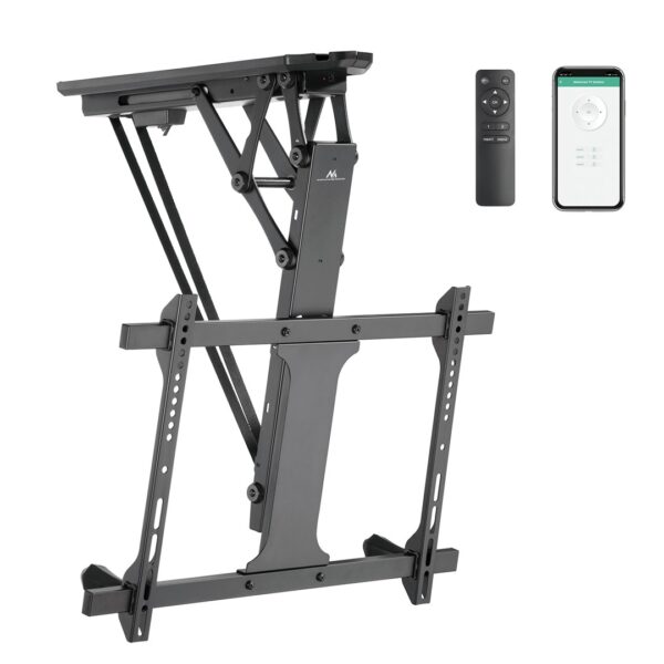 Maclean Energy MC-880T Βάση Τηλεόρασης Οροφής με Βραχίονα έως 32" και 35kg Μαύρο