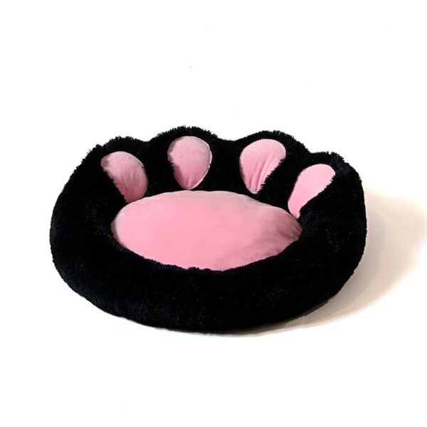 GO GIFT Dog and cat bed XXL - black-pink - 85x85 cm
