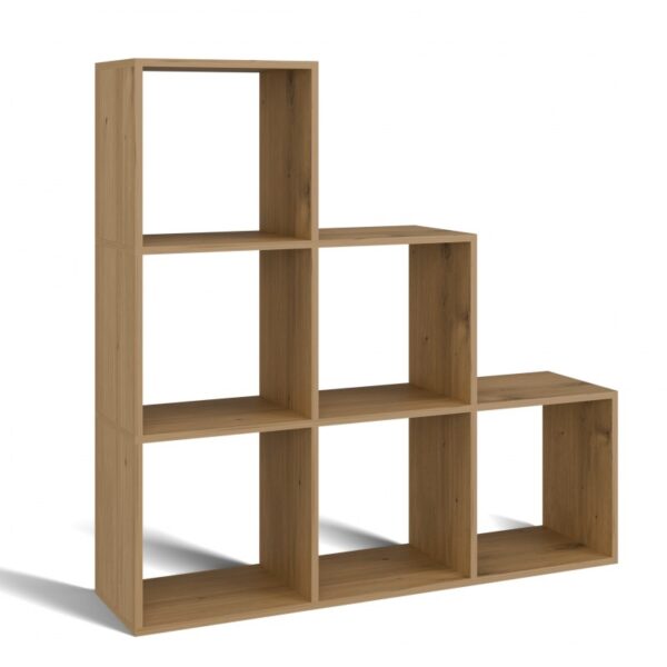 Ραφιέρα Δαπέδου Step 115x30x115εκ. Oak