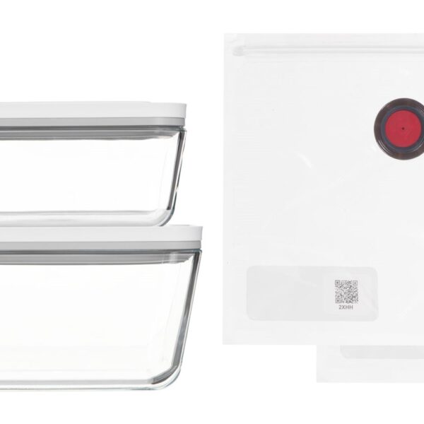 Zwilling J.A. Henckels Fresh & Σave Δοχείο Φαγητού Γυάλινο Διάφανο 2τμχ