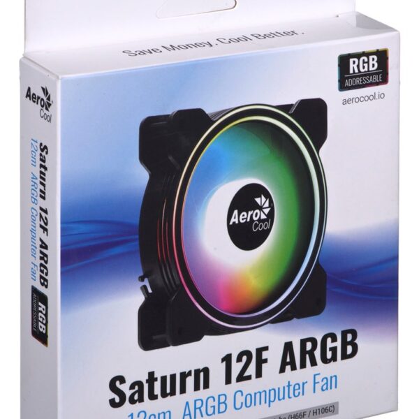 Aerocool Saturn 12F ARGB Case Fan 120mm