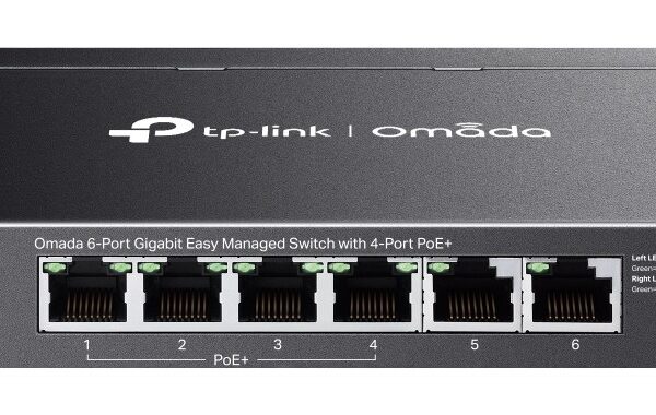 TP-LINK Omada ES206GP Managed L2 PoE+