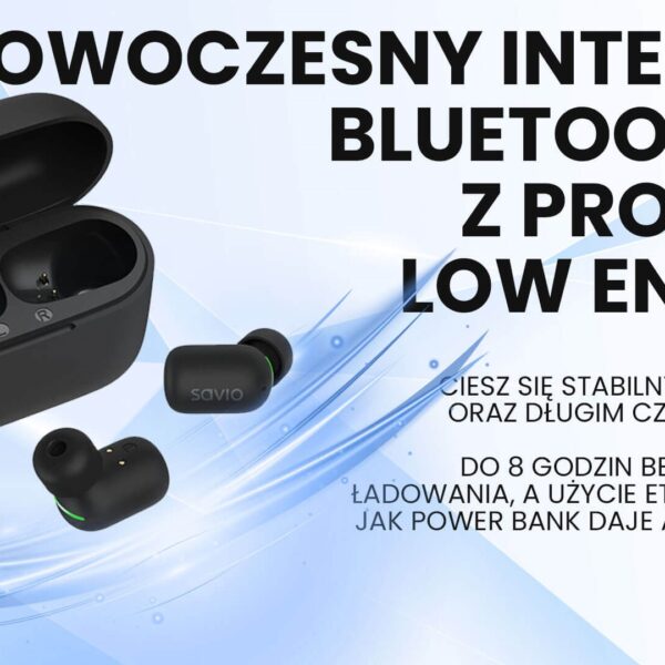 Savio TWS-09 In-ear Μαύρα
