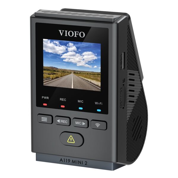 Viofo A119 Mini 2 Κάμερα DVR Αυτοκινήτου 1440P με Οθόνη 1.5" WiFi, GPS για Παρμπρίζ με Αυτοκόλλητο