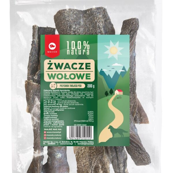 Maced Beef Chews Λιχουδιά Σκύλου χωρίς Γλουτένη με Βοδινό 200gr