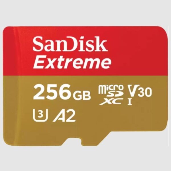SanDisk Extreme 256 GB MicroSDXC UHS-I Class 10