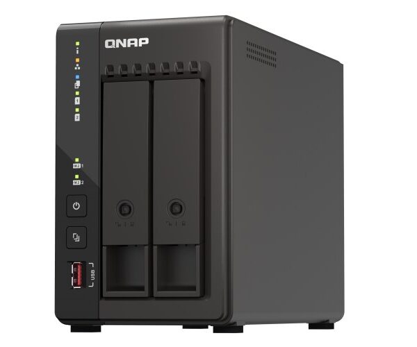QNap TS-253E NAS με 2 θέσεις για HDD/SSD