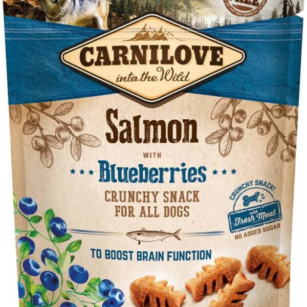 Carnilove Fresh & Crunchy Λιχουδιές Σκύλου με Σολομό 200gr