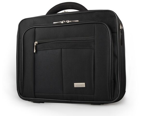 Natec Boxer Τσάντα Ώμου / Χειρός 17.3" Μαύρη