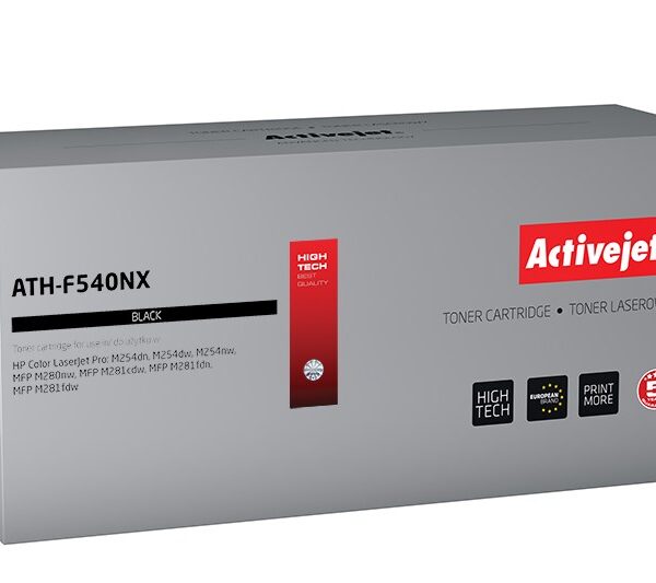 Active Jet Συμβατό Toner για Laser Εκτυπωτή HP 203X CF540X 3200 Σελίδων Μαύρο
