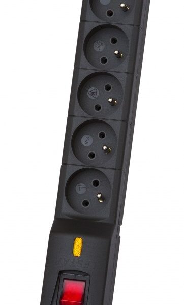 Lestar Lx 610 G-a Πολύπριζο 6 Θέσεων με Διακόπτη και Καλώδιο 5m