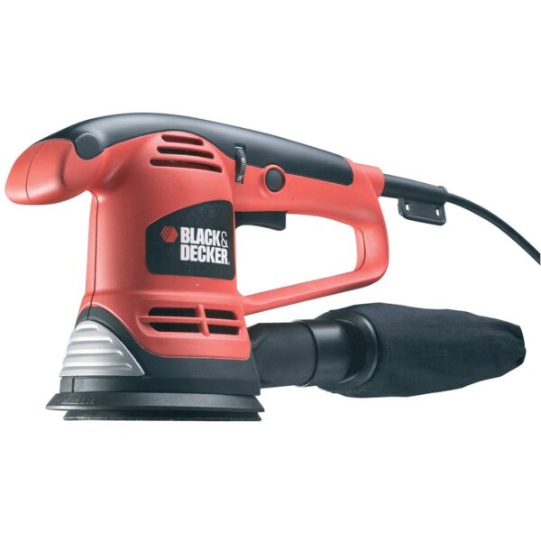 Black & Decker KA191EK Έκκεντρο Τριβείο 125mm Ρεύματος 480W με Ρύθμιση Ταχύτητας και με Σύστημα Αναρρόφησης