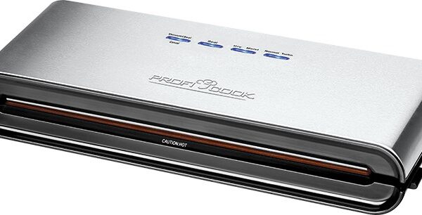 ProfiCook PC-VK 1080 vacuum sealer Black, Stainless steel