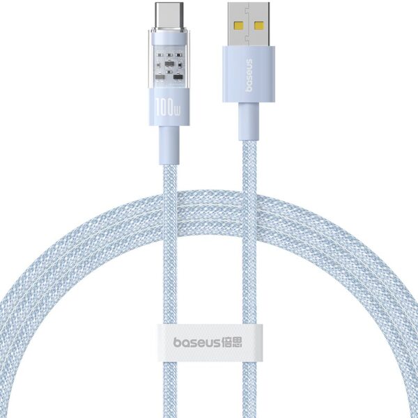 Baseus Gem USB 2.0 USB-C male - USB-A 100W 1m (P10373002311-00)