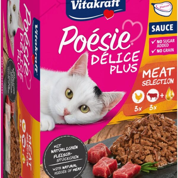 Vitakraft Poesie Delice Plus 6x85gr