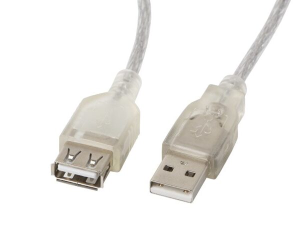 Lanberg USB 2.0 Cable USB-A male - USB-A female 1.8m (CA-USBE-12CC-0018-TR)