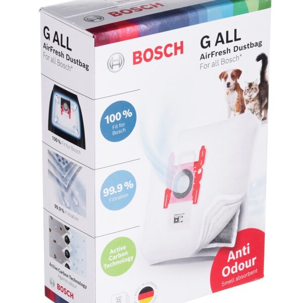Bosch Σακούλες Σκούπας 4τμχ Συμβατή με Σκούπα Bosch / Siemens