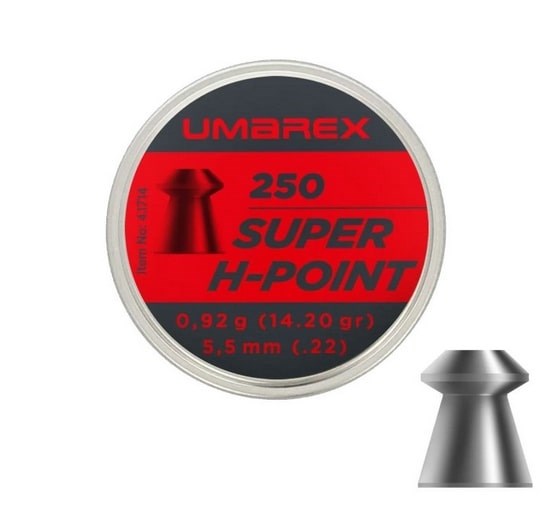 5.5 mm Umarex Super H-Point shot 250 pcs.