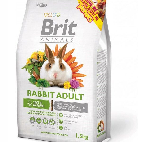 Brit Τροφή για Κουνέλι Rabbit Adult 1.5kg
