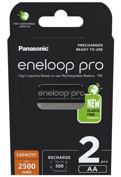 Panasonic Eneloop Pro AA 2500mAh 1.2V 2τμχ