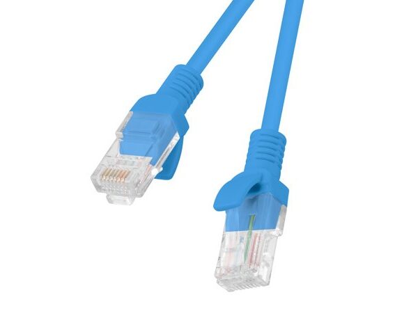 Lanberg U/UTP Cat.6 Καλώδιο Δικτύου Ethernet 0.5m Μπλε 10τμχ