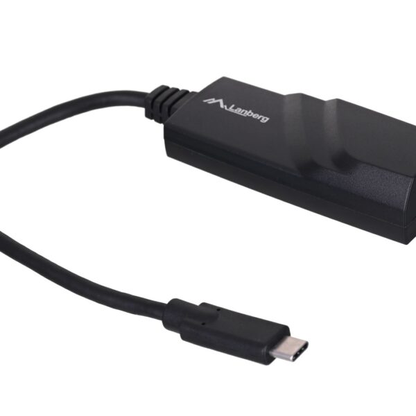 Lanberg NC-1000-02 USB-C Αντάπτορας Δικτύου για Ενσύρματη σύνδεση Gigabit Ethernet