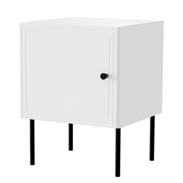 Bedside table 2 pcs PALAZZO BIS 45x39xH59 white matt