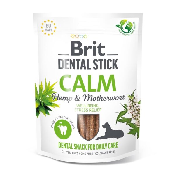 Brit Dental Stick Calm Hemp & Materwort Οδοντικό Stick Σκύλου 251gr