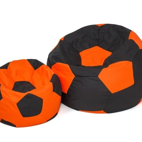 Sako bag pouf Ball black-orange L 80 cm